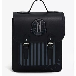 Addams Family Wednesday Nevermore Academy Backpack